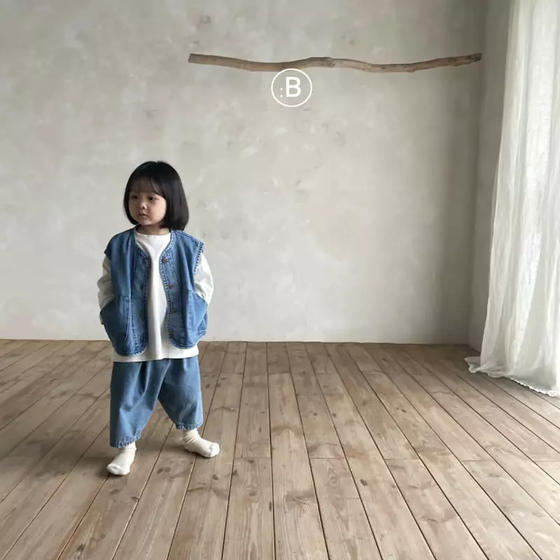 Bella Bambina - Korean Children Fashion - #childofig - Bella Denim Vest - 6
