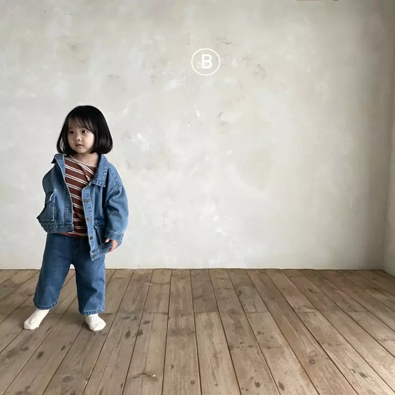 Bella Bambina - Korean Children Fashion - #prettylittlegirls - Aro Denim Jacket - 4