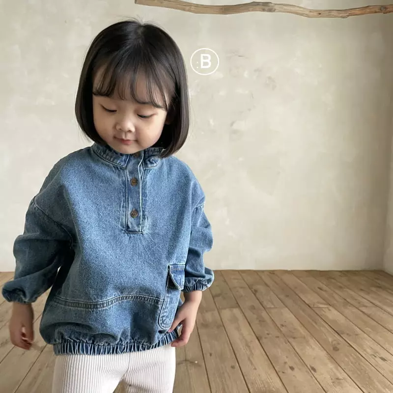 Bella Bambina - Korean Children Fashion - #childrensboutique - Denim Anorak - 2