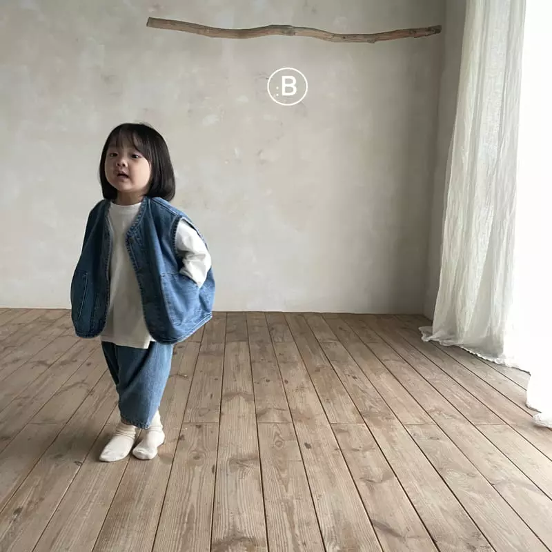 Bella Bambina - Korean Children Fashion - #childrensboutique - Bella Denim Vest - 7