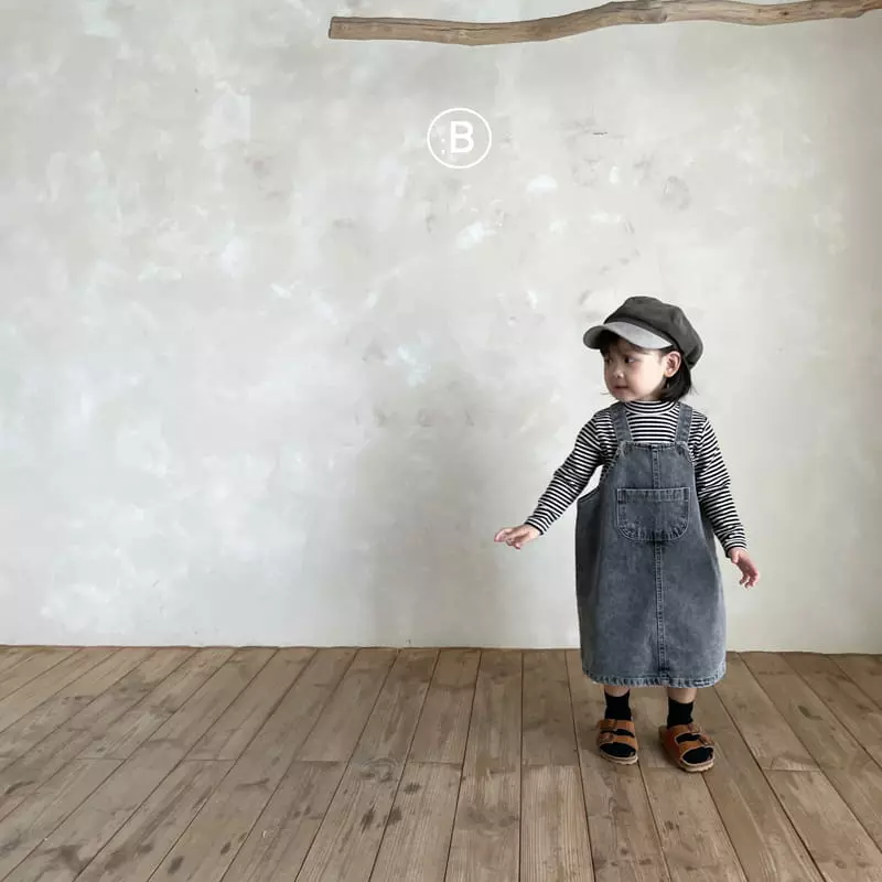 Bella Bambina - Korean Children Fashion - #designkidswear - Nimo Denim One-piece