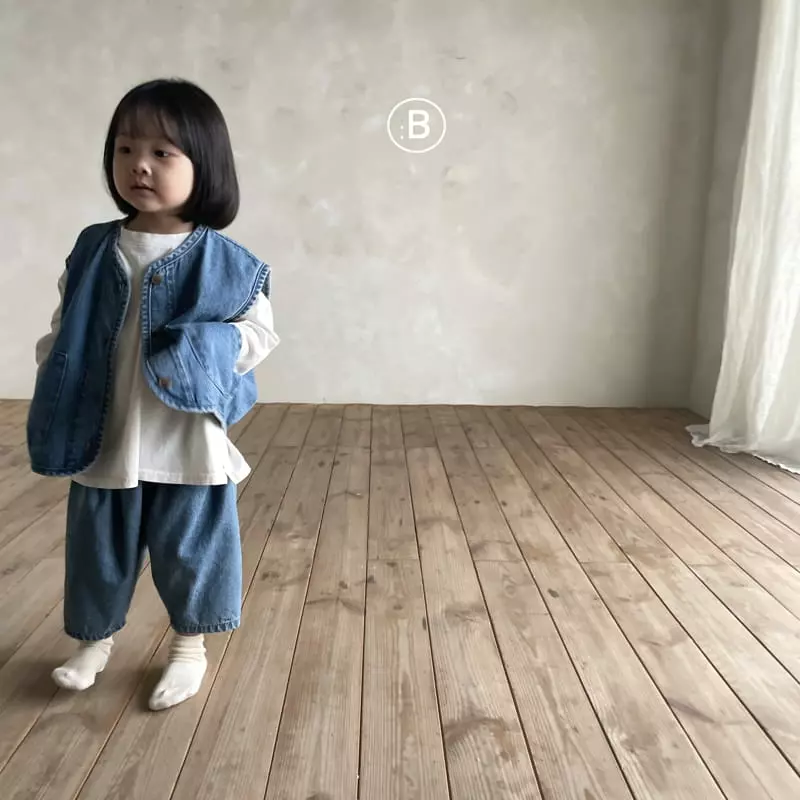 Bella Bambina - Korean Children Fashion - #designkidswear - Bella Denim Vest - 8