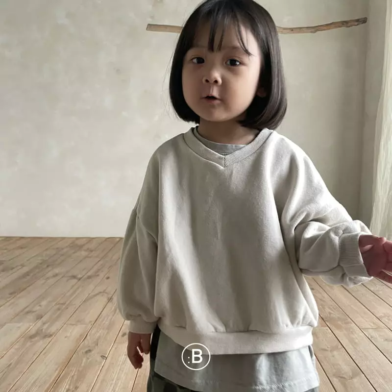 Bella Bambina - Korean Children Fashion - #discoveringself - V Neck Sweatshirt - 6