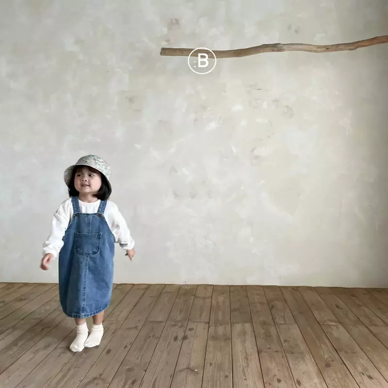 Bella Bambina - Korean Children Fashion - #discoveringself - Nimo Denim One-piece - 2