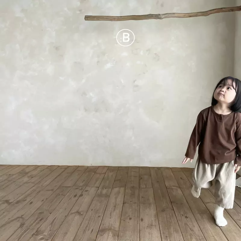 Bella Bambina - Korean Children Fashion - #fashionkids - Something Button Tee - 12