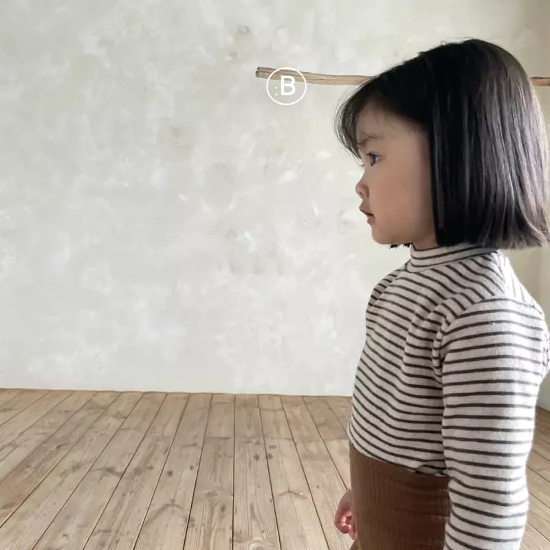 Bella Bambina - Korean Children Fashion - #fashionkids - Stripes Half Tee - 10