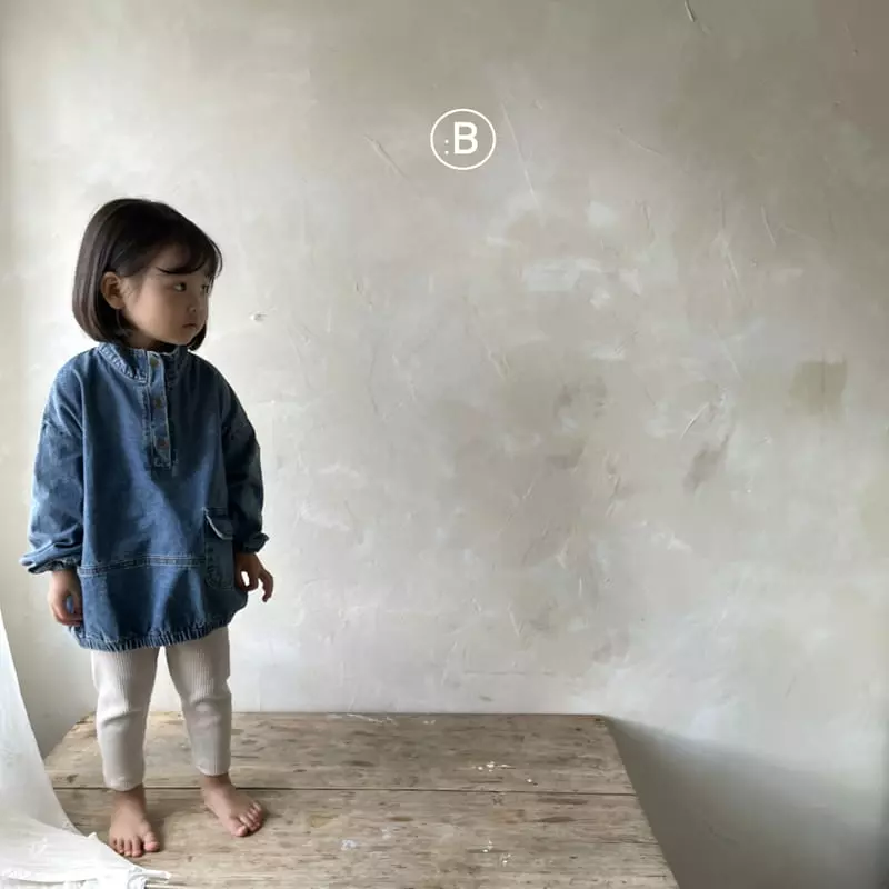 Bella Bambina - Korean Children Fashion - #kidsshorts - Denim Anorak - 6
