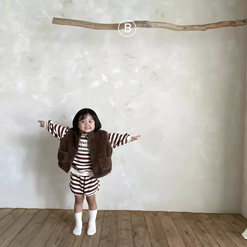 Bella Bambina - Korean Children Fashion - #kidsshorts - B Fleece Vest - 6