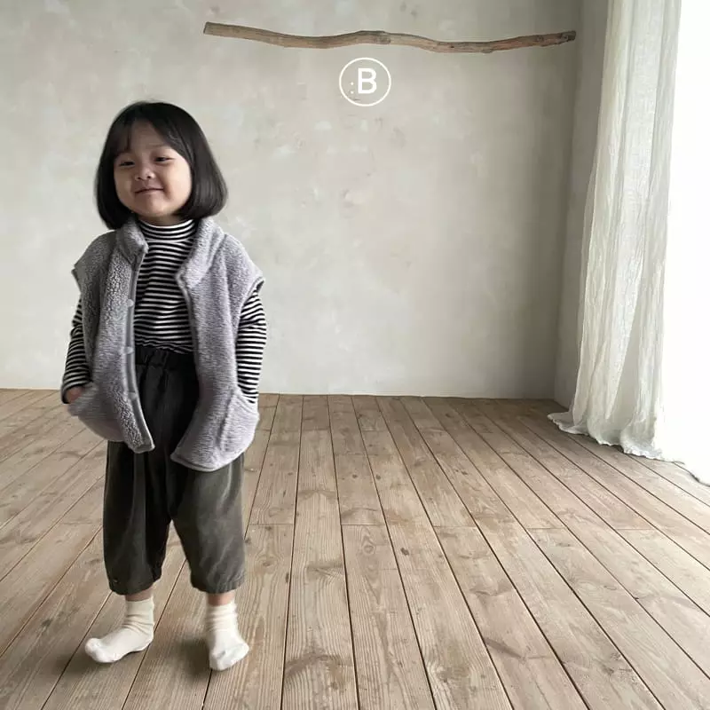 Bella Bambina - Korean Children Fashion - #kidsstore - B Fleece Vest - 7