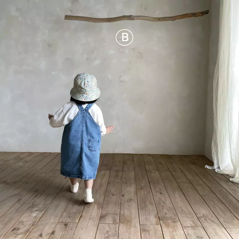 Bella Bambina - Korean Children Fashion - #kidzfashiontrend - Nimo Denim One-piece - 6