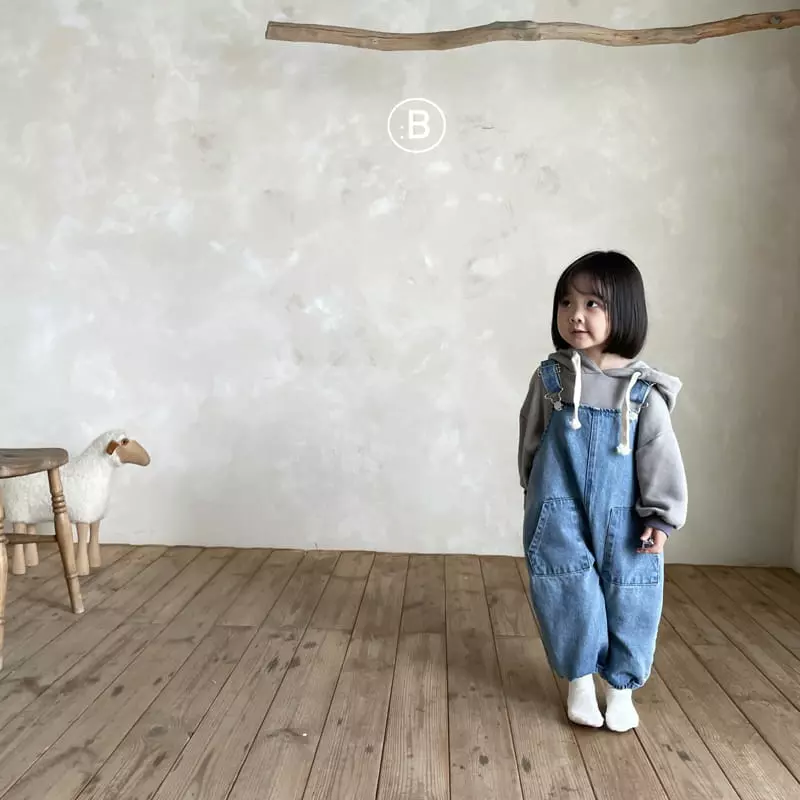 Bella Bambina - Korean Children Fashion - #littlefashionista - Pori Bbang Dduck Dungarees - 3