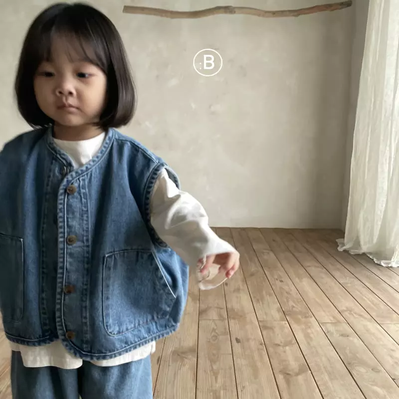 Bella Bambina - Korean Children Fashion - #magicofchildhood - Bella Denim Vest - 2
