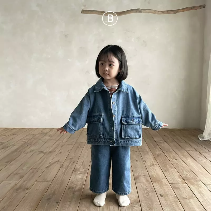 Bella Bambina - Korean Children Fashion - #magicofchildhood - Aro Denim Jacket