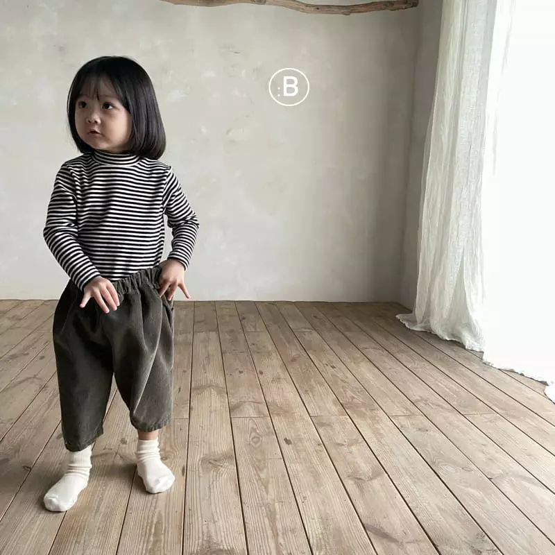 Bella Bambina - Korean Children Fashion - #minifashionista - Stripes Half Tee