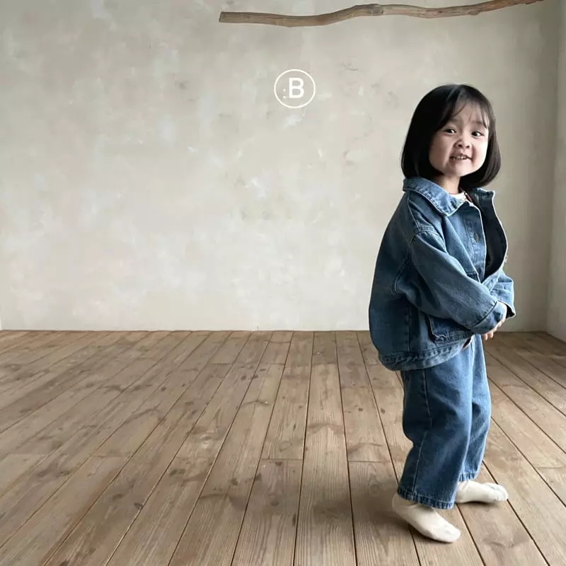 Bella Bambina - Korean Children Fashion - #minifashionista - Aro Denim Jacket - 2