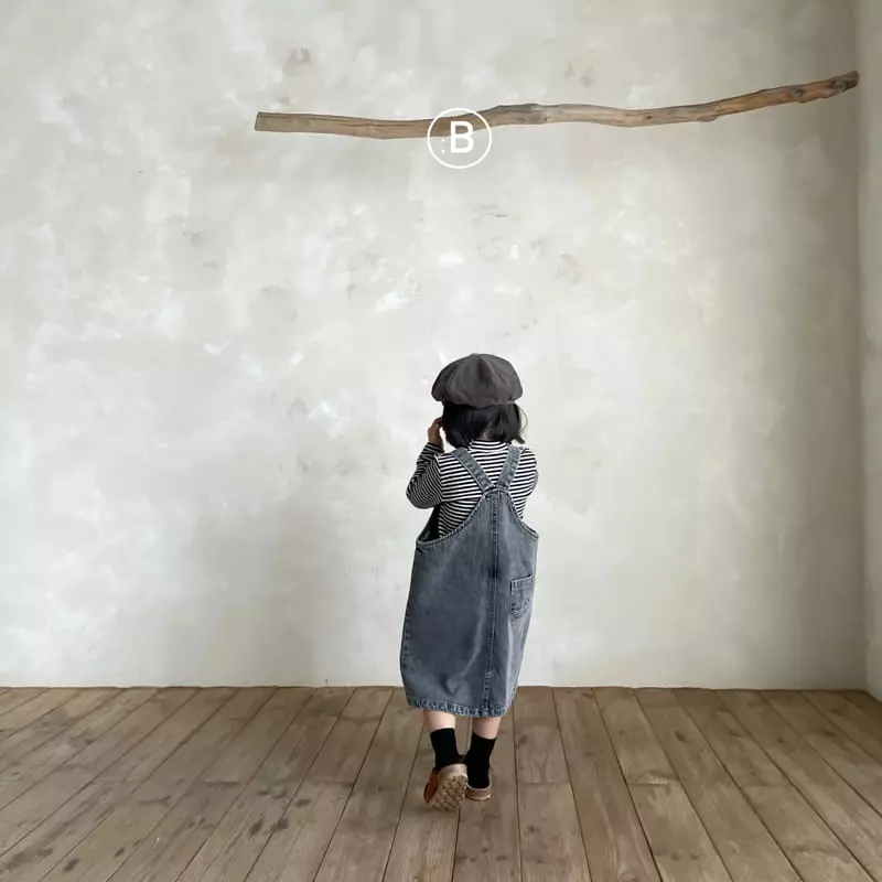 Bella Bambina - Korean Children Fashion - #prettylittlegirls - Nimo Denim One-piece - 11