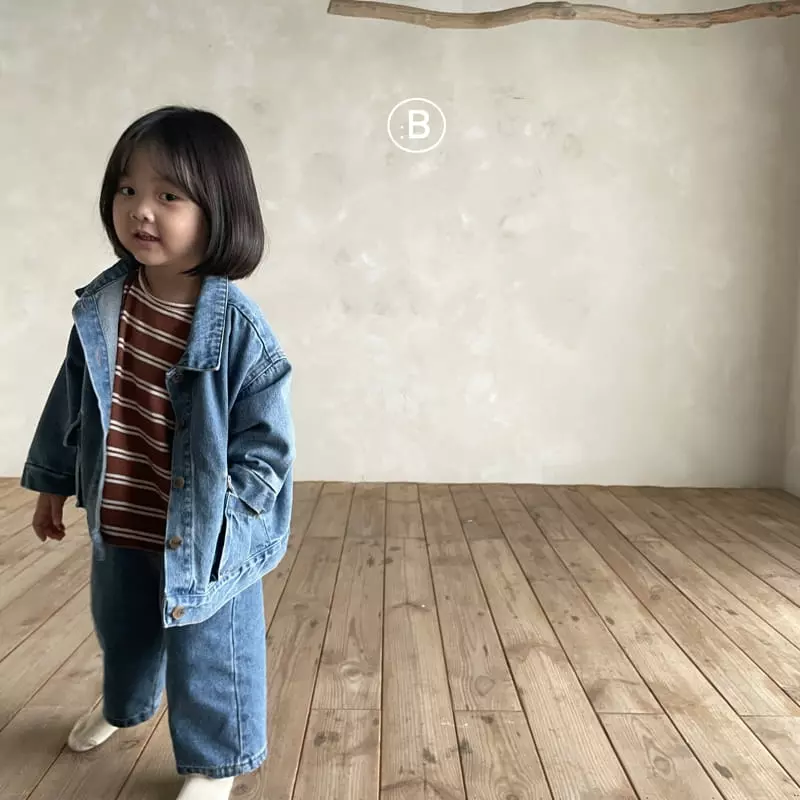 Bella Bambina - Korean Children Fashion - #prettylittlegirls - Aro Denim Jacket - 3