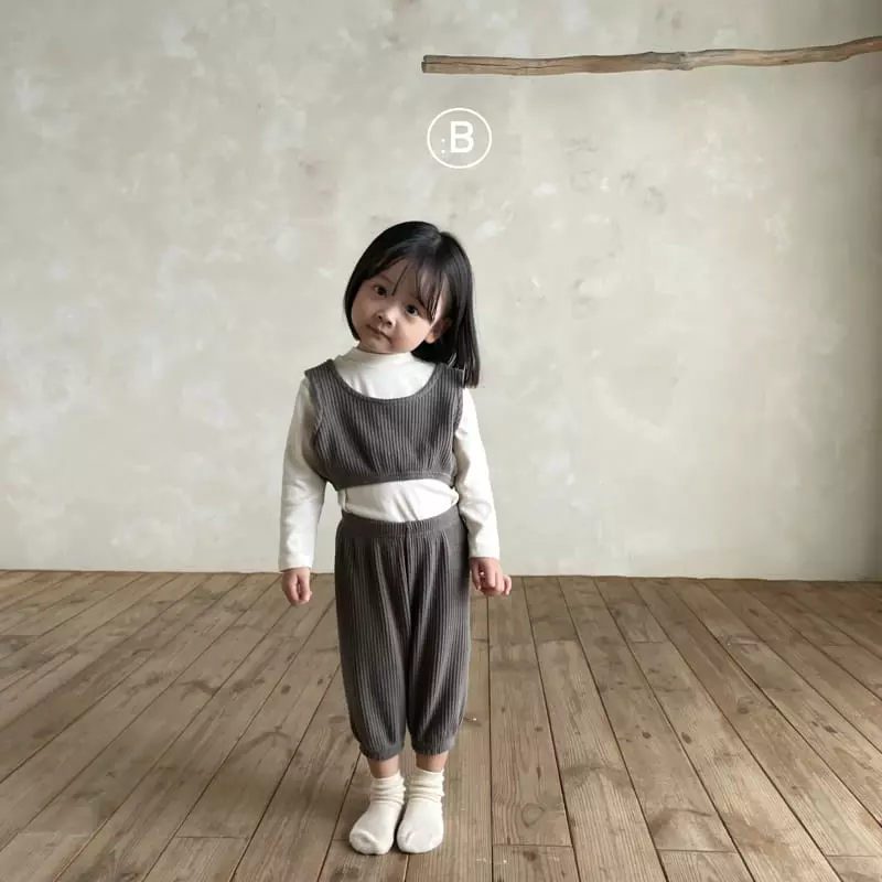 Bella Bambina - Korean Children Fashion - #todddlerfashion - Nerdy Waffle Pants - 2