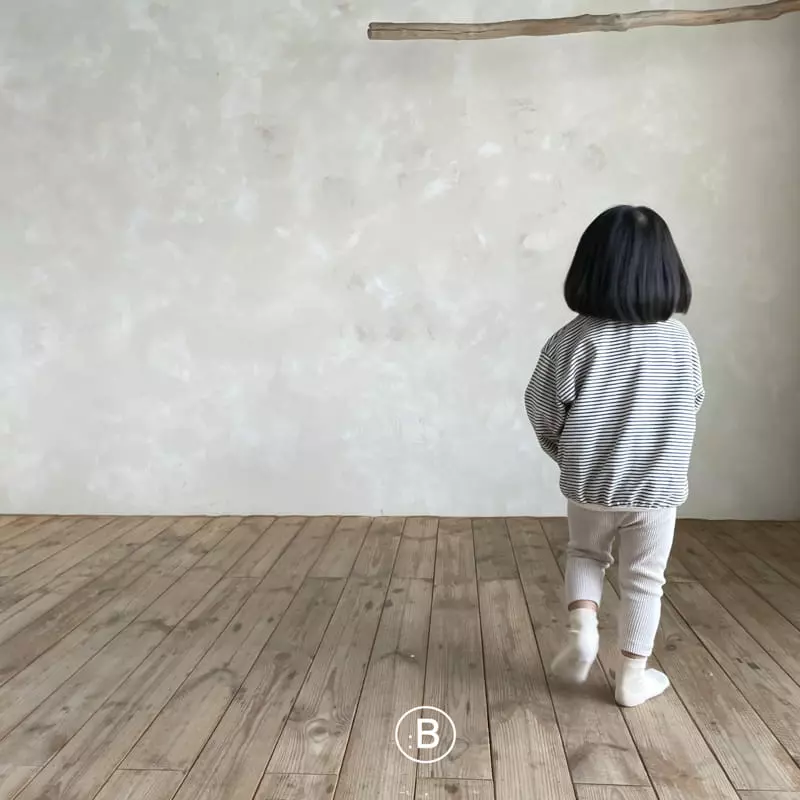 Bella Bambina - Korean Children Fashion - #todddlerfashion - Bambam Piping Stripes Tee - 8
