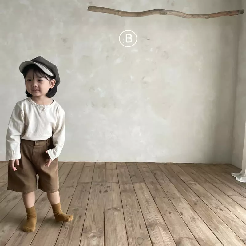Bella Bambina - Korean Children Fashion - #todddlerfashion - Something Button Tee - 5