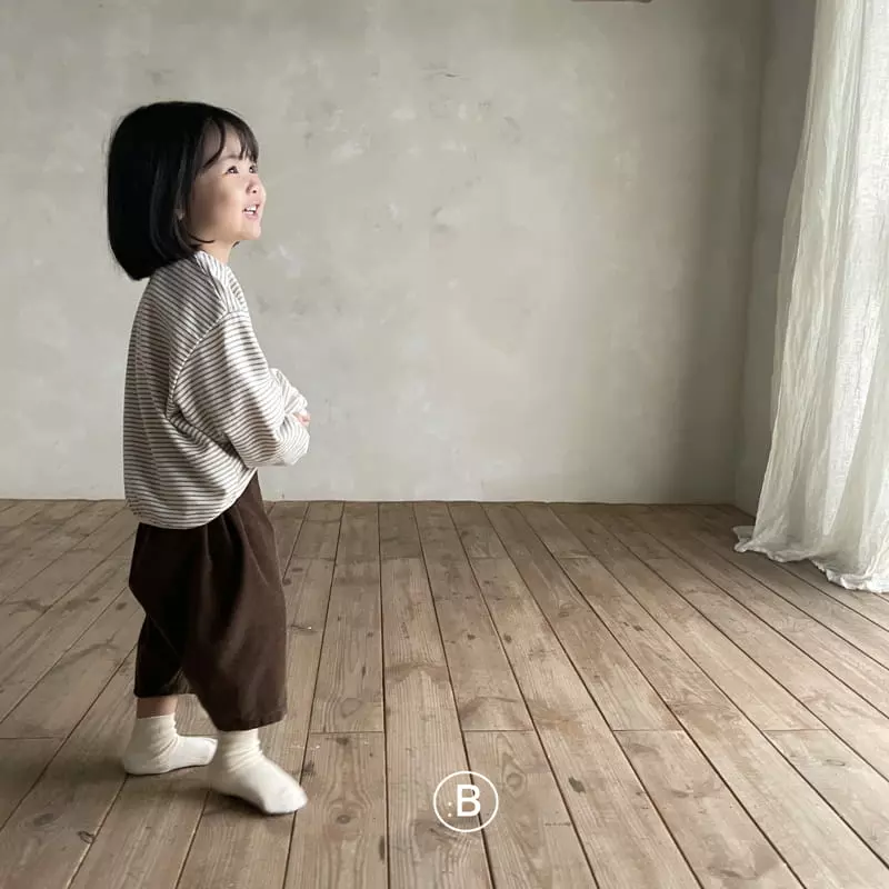Bella Bambina - Korean Children Fashion - #toddlerclothing - Bambam Piping Stripes Tee - 9
