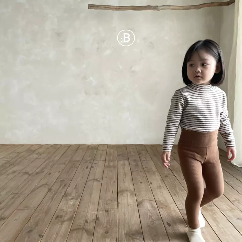 Bella Bambina - Korean Children Fashion - #todddlerfashion - Stripes Half Tee - 4