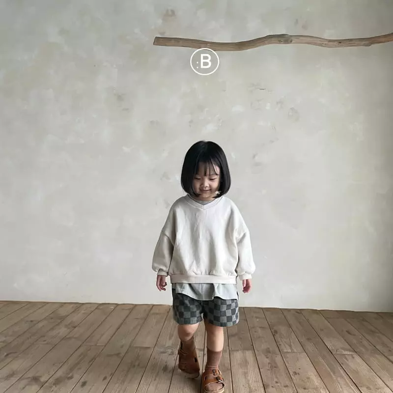 Bella Bambina - Korean Children Fashion - #toddlerclothing - V Neck Sweatshirt
