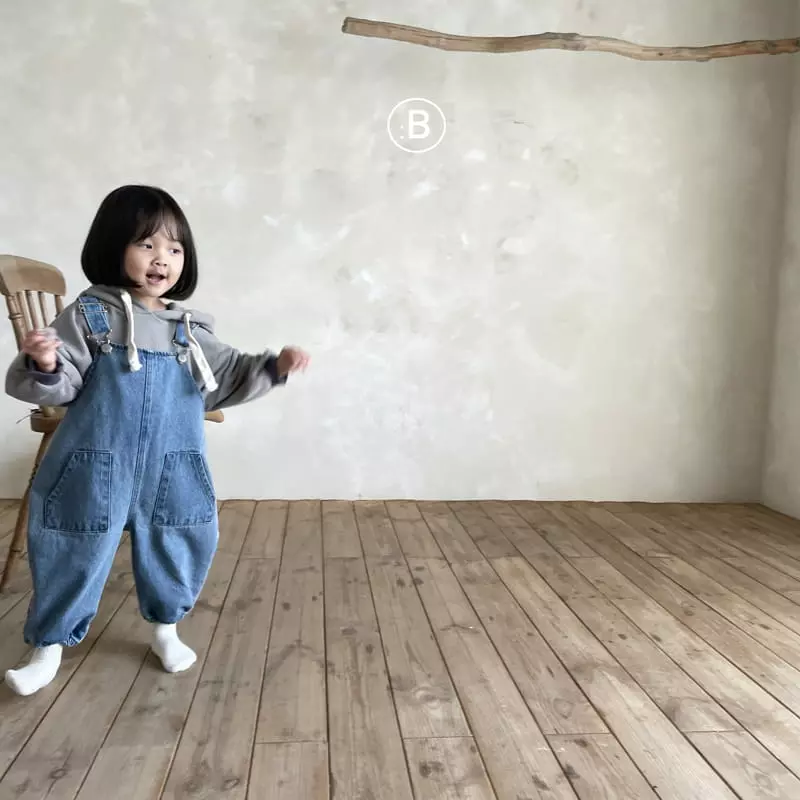 Bella Bambina - Korean Children Fashion - #toddlerclothing - Pori Bbang Dduck Dungarees - 8