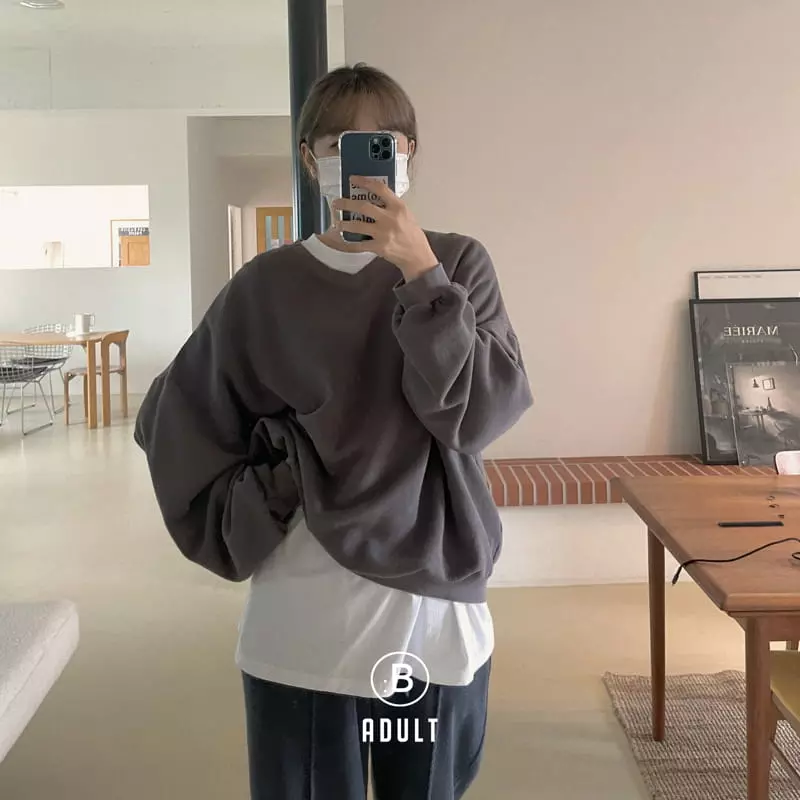 Bella Bambina - Korean Women Fashion - #momslook - Mom Basic Tee - 2