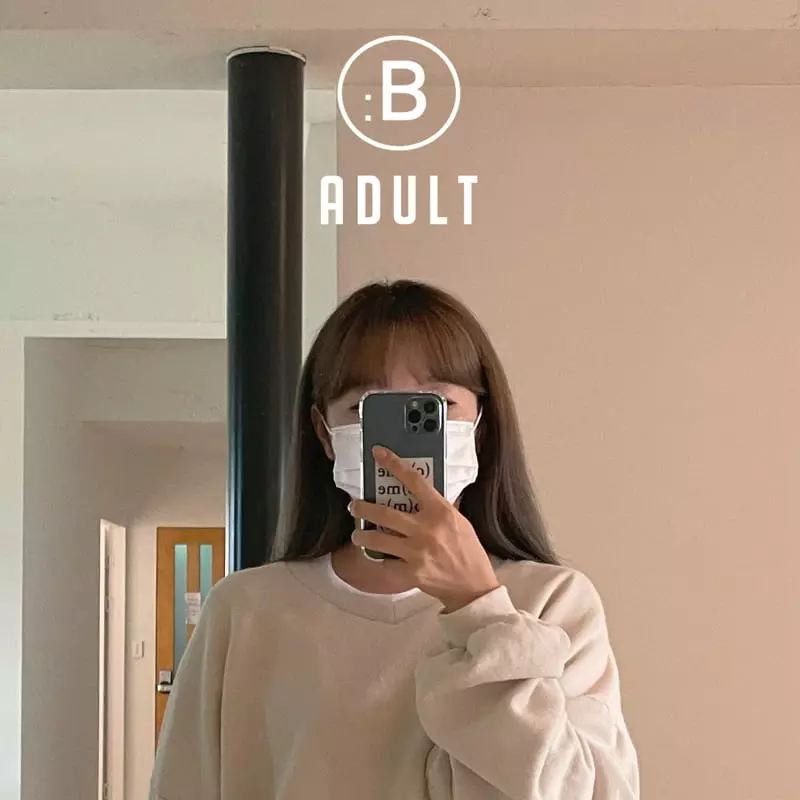 Bella Bambina - Korean Women Fashion - #momslook - Mom V Sweatshirt - 2