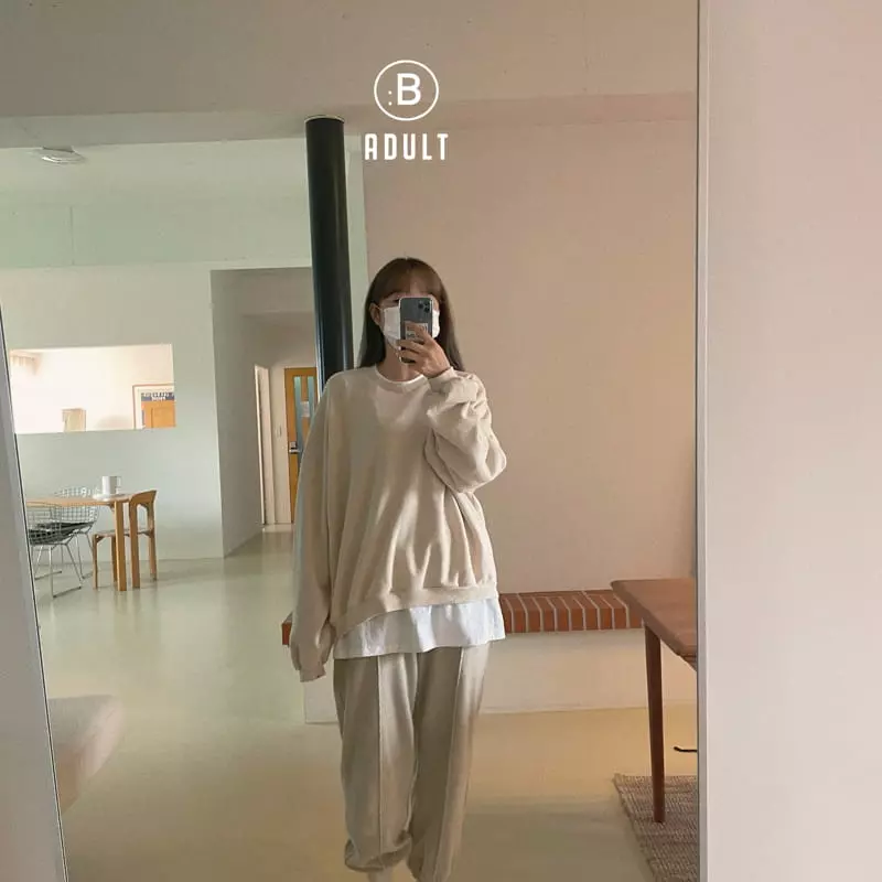 Bella Bambina - Korean Women Fashion - #romanticstyle - Mom V Sweatshirt - 8