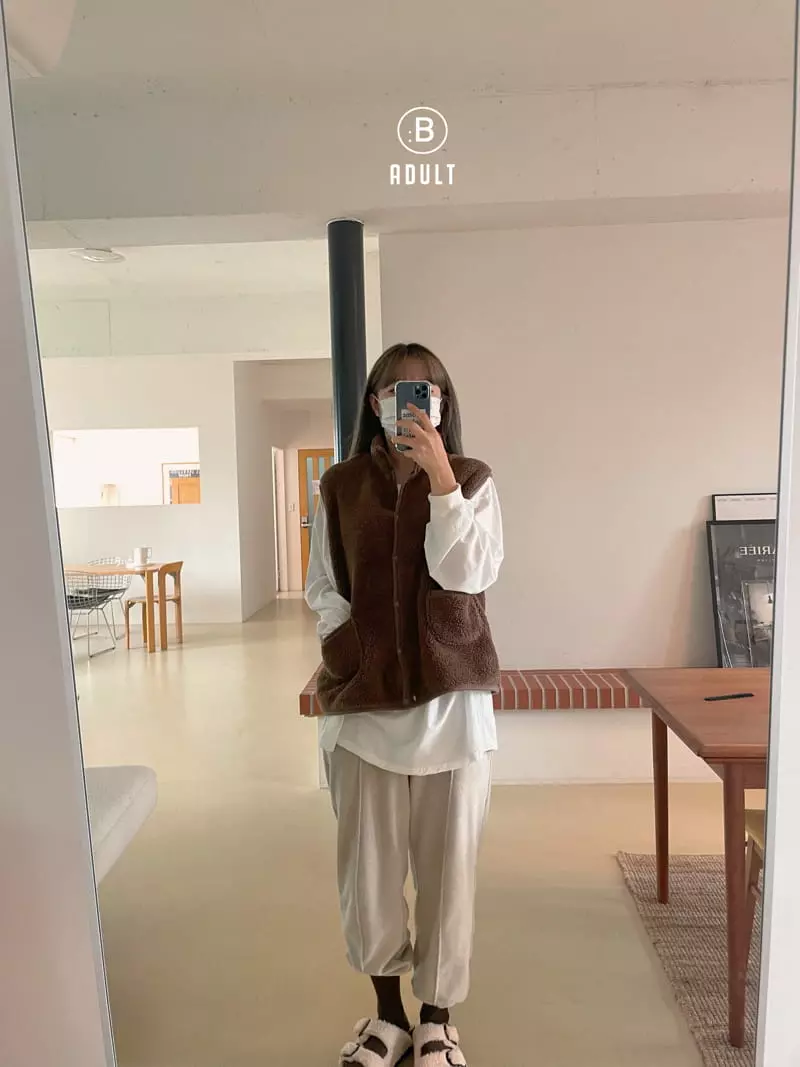 Bella Bambina - Korean Women Fashion - #romanticstyle - Mom Fleece Vest - 6