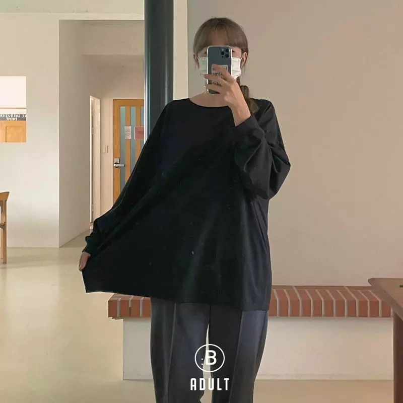 Bella Bambina - Korean Women Fashion - #momslook - Mom Basic Tee - 4