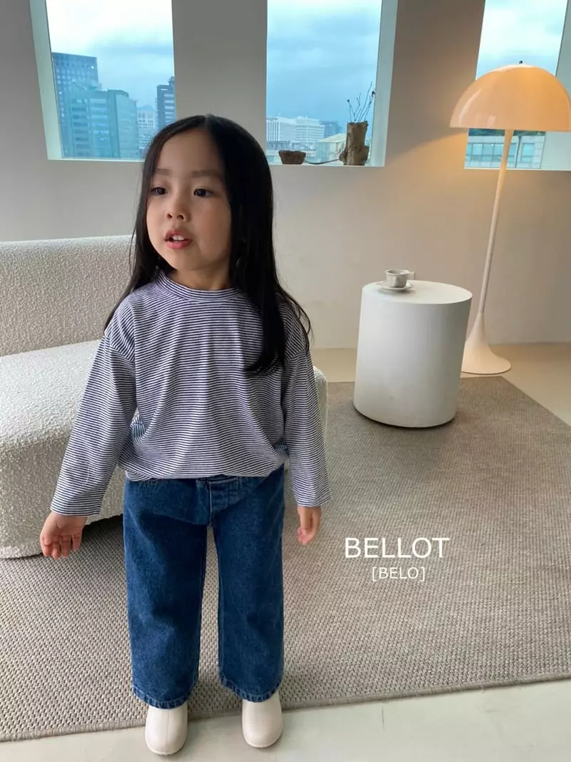 Bellot - Korean Children Fashion - #kidzfashiontrend - Stripes Tee - 4