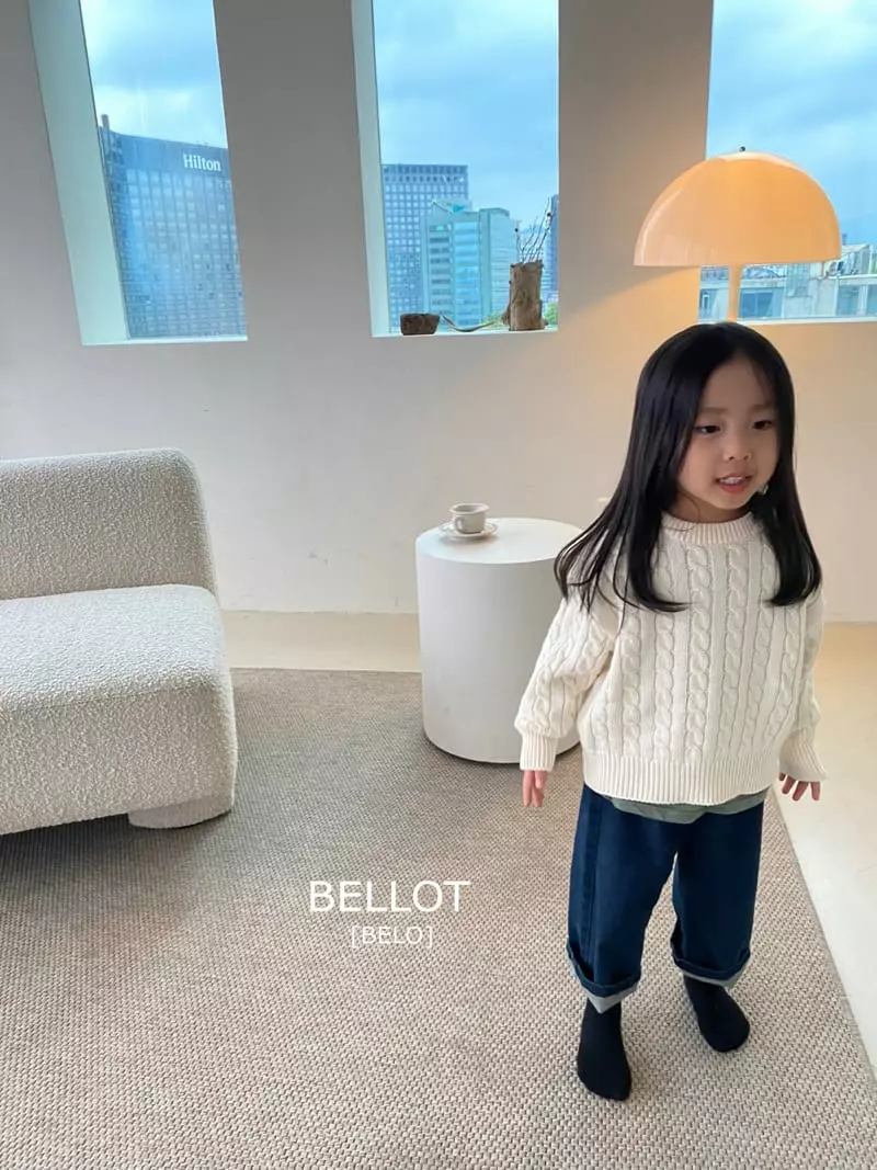 Bellot - Korean Children Fashion - #Kfashion4kids - Pepe Rounf Knit Tee - 10