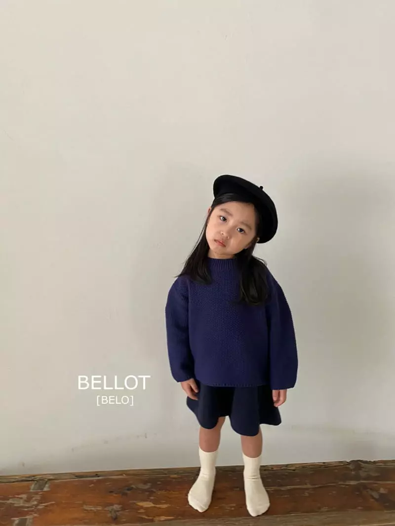 Bellot - Korean Children Fashion - #childrensboutique - Powder Round Knit - 6