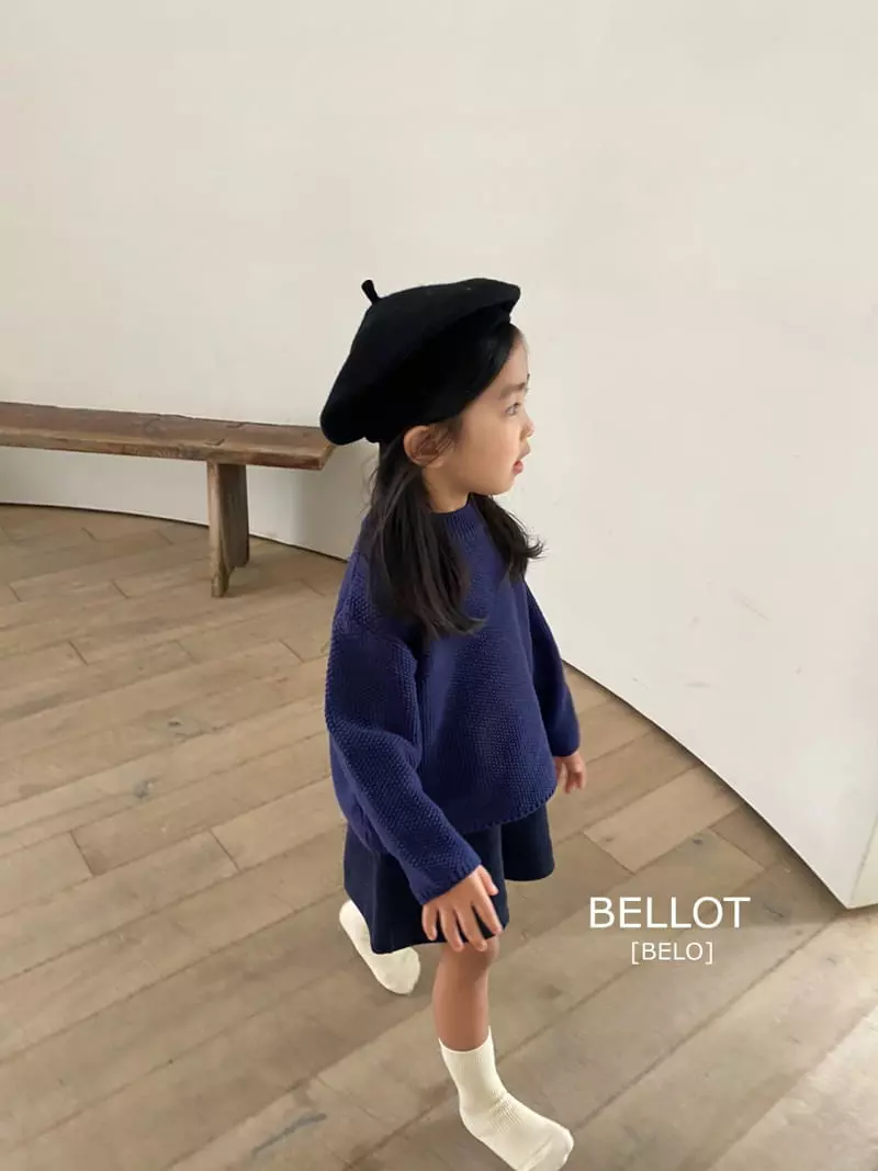 Bellot - Korean Children Fashion - #designkidswear - Powder Round Knit - 7