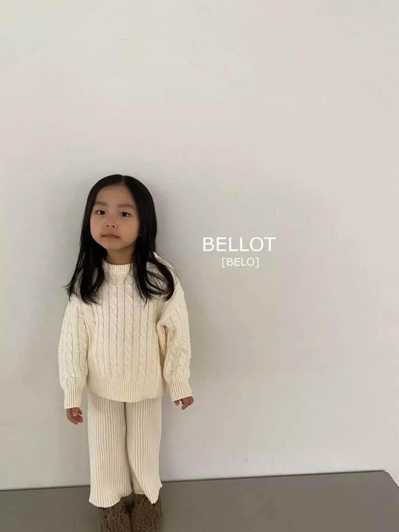 Bellot - Korean Children Fashion - #discoveringself - Pepe Rounf Knit Tee - 5