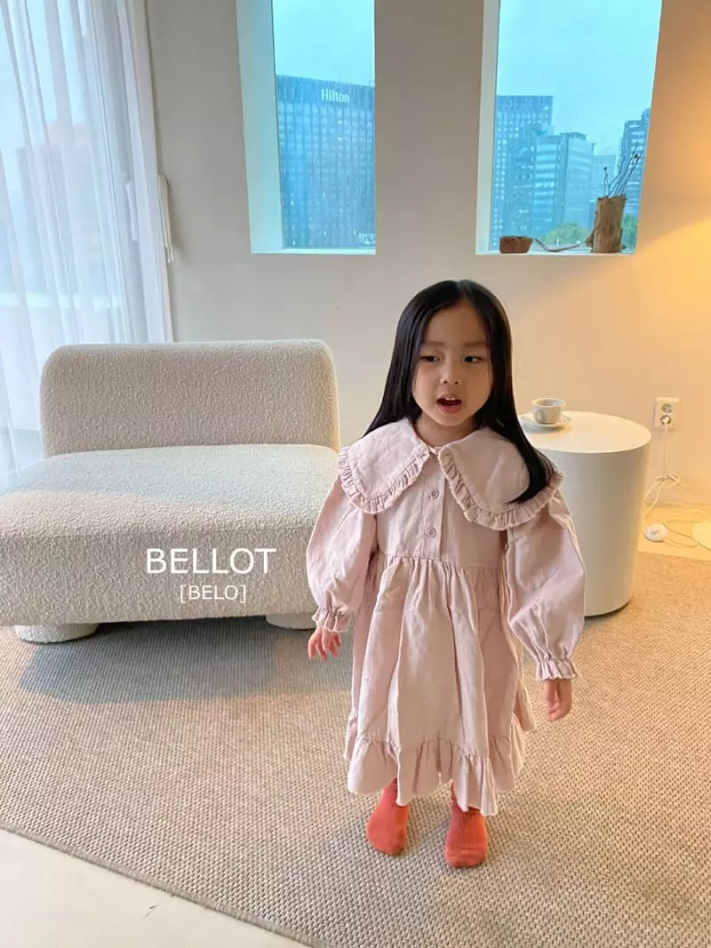 Bellot - Korean Children Fashion - #fashionkids - Collar One-piece - 11