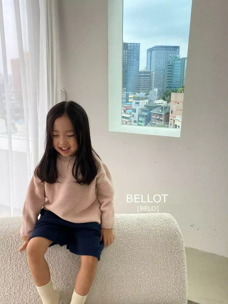 Bellot - Korean Children Fashion - #kidsstore - Powder Round Knit - 11