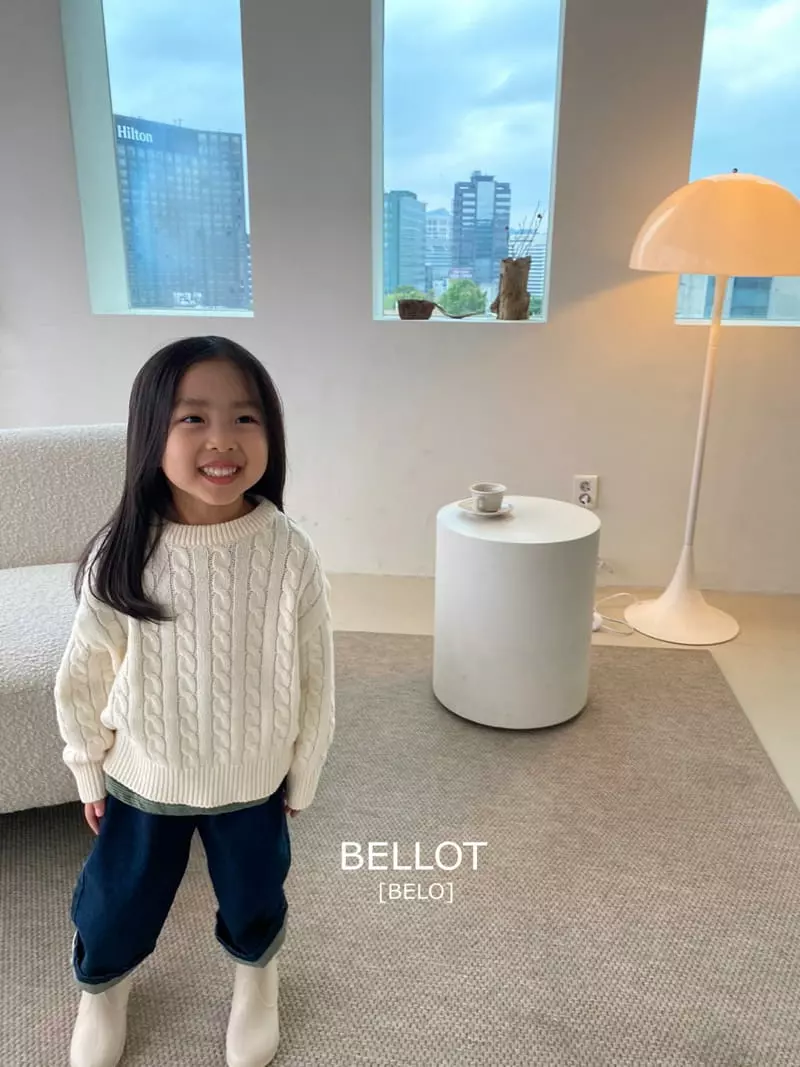 Bellot - Korean Children Fashion - #kidsstore - Pepe Rounf Knit Tee - 8