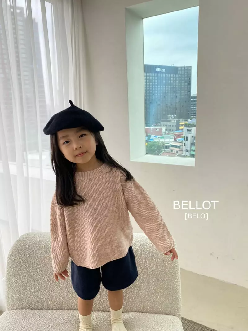 Bellot - Korean Children Fashion - #kidzfashiontrend - Powder Round Knit - 12