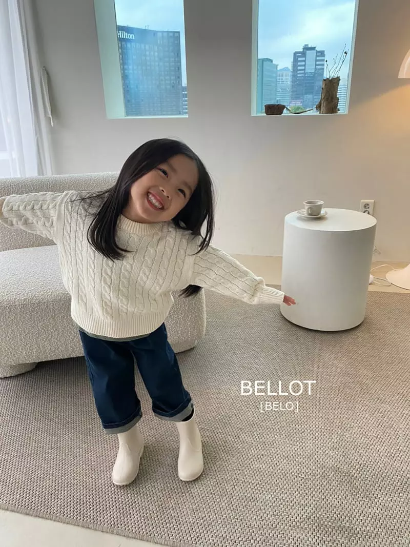 Bellot - Korean Children Fashion - #kidzfashiontrend - Pepe Rounf Knit Tee - 9