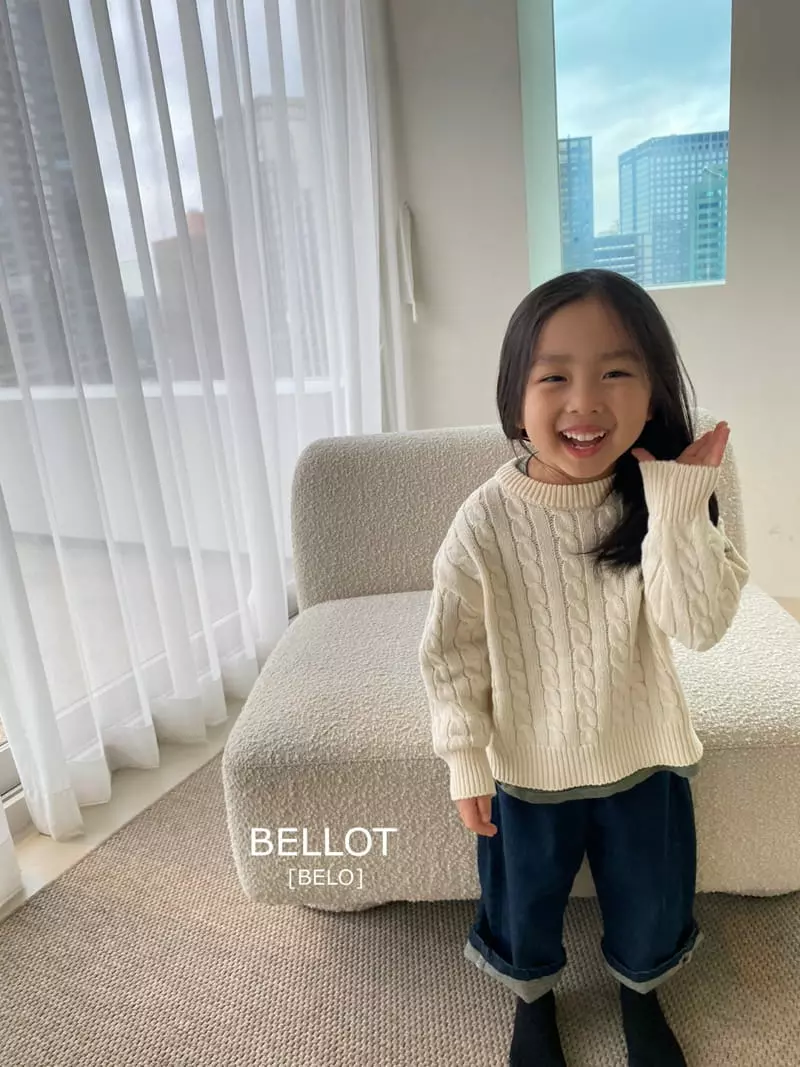 Bellot - Korean Children Fashion - #littlefashionista - Pepe Rounf Knit Tee - 11