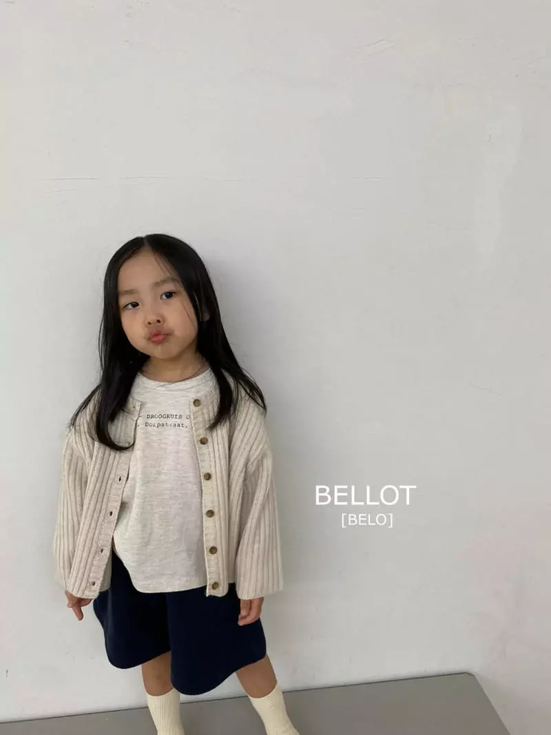 Bellot - Korean Children Fashion - #magicofchildhood - Natural Tee - 7