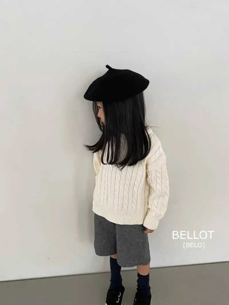 Bellot - Korean Children Fashion - #stylishchildhood - Pepe Rounf Knit Tee