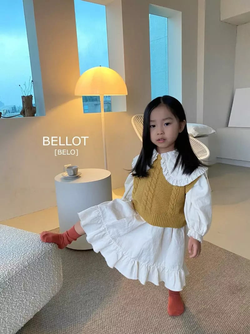 Bellot - Korean Children Fashion - #toddlerclothing - Collar One-piece - 5