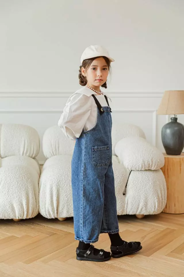 Berry Berry - Korean Children Fashion - #Kfashion4kids - Denim Dungarees