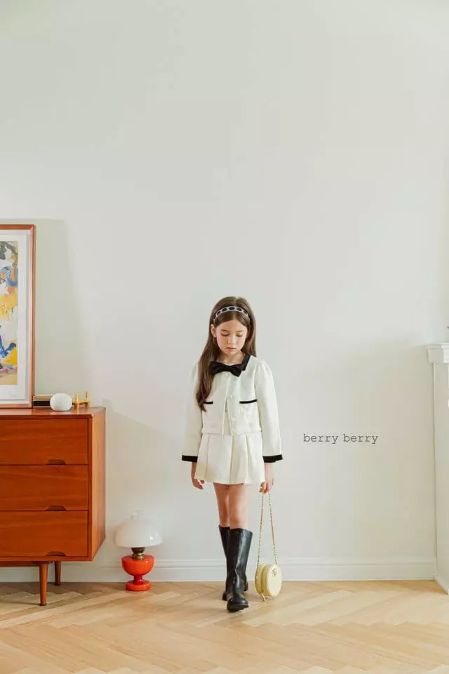 Berry Berry - Korean Children Fashion - #childofig - Plain Skirt - 3