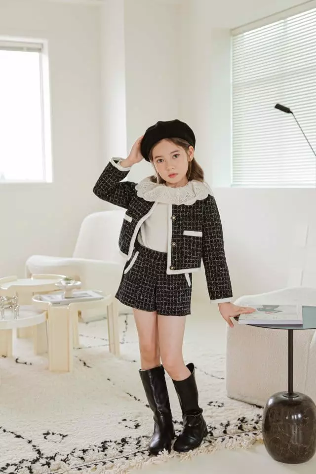 Berry Berry - Korean Children Fashion - #childofig - Rib Lace Tee - 12